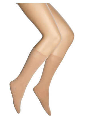 Dore Çorap Dore 12 Adet Ten Rengi Masaj Dizaltı Çorap - Image 1