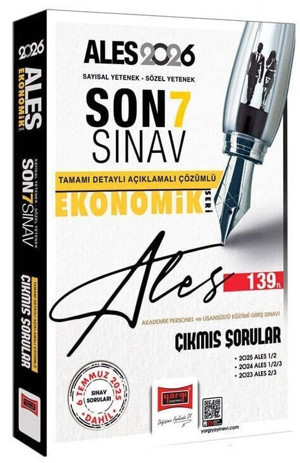 Yargı 2026 ALES Çıkmış Sorular Son 7 Sınav Çözümlü Ekonomik Seri Yargı Yayınları - Yargı Yayınları - Image 1