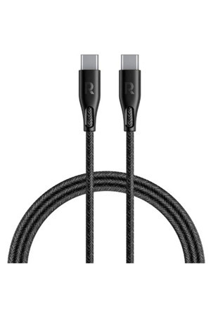 Ravpower Type-C To Type-C 1.2 Metre Şarj Ve Data Kablo Dayanıklı Naylon Örgü Usb C To Usb C Kablo Cb1029 - Image 1