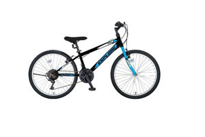 ÜMİT 2433 EXPLORER ERKEK DAĞ BİSİKLETİ V 24 JANT 21 VİTES SİYAH MAVİ - Image 1