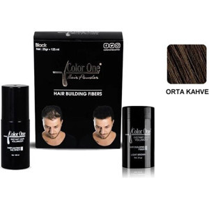 Ceyyiz Color One Topik 25 gr + 100 ml Sprey Hediyeli Saç Tozu Kahve - Image 1