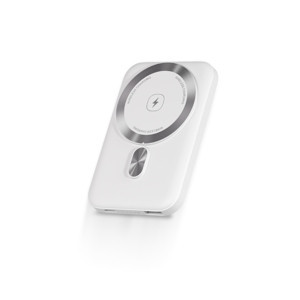 Polosmart PBS133 Magsafe Kablosuz Hızlı Taşınabilir Şarj Cihazı Powerbank 5000 mAh Beyaz - Image 1