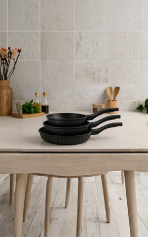 Haschef Yakut Döküm Tava Seti - Image 1