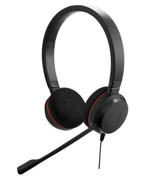 Jabra Evolve 20 Usb-Type C Bağlantılı Duo MS Kulaklık Mikrofon Çift Taraflı - Image 1