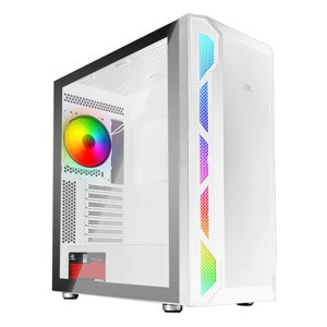 PowerBoost POWER BOOST VK-G3701W Mid Tower ATX ARGB White