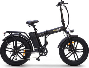 Skyjet Nitro Pro Kalın Tekerli Elektrikli Bisiklet Siyah E-Bike - Image 1