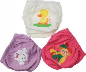 Story Baby Kız Bebek Çocuk Desenli Sevimli 3 Lü Alıştırma Külodu  035-60155-003 Renkli 1-2 Yaş - Image 1