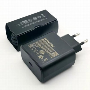 Day Samsung Galaxy S20 Plus Uyumlu Orjinal 45W Type-C Hızlı Şarj Cihazı Siyah - Image 1