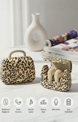 Piranha 9980-C Çanta Tasarımlı TWS Kablosuz Bluetooth Kulak İçi Kulaklık / Bluetooth V5.4 / Type-C / Şarjlı - Image 1