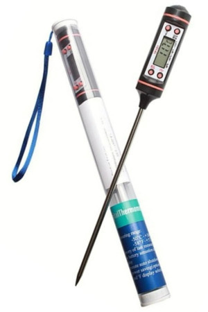 Tafce Daldırma Tipli Süt Mama Yoğurt Çorba Mayalama Dijital Mutfak Gıda Yemek Termometresi Pil Dahildir - Image 1