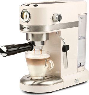 Liçi Espresso Latte Cappuccino Retro Vintage Kahve Makinesi Süt Köpürtücülü G3Ferrari G10168 Amarcord - Image 1