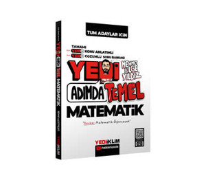 Yediiklim Yayınları Yedi Adımda Temel Matematik Video Konu Anlatımlı Video Çözümlü Soru Bankası - Yediiklim Yayınları - Image 1