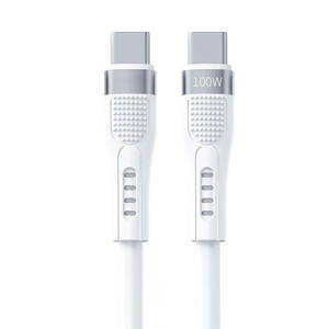 PDATeknoloji 100W Type-C to Type-C Hızlı Şarj ve Data Kablosu 1.3m Beyaz AZ-B03a - Image 1
