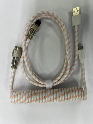 Silabor Coiled Kablo, Sarmal Kablo, Mekanik Klavye Kablosu, Type C USB Kablo [oyuncu Klavyesi Kablosu] - Image 1