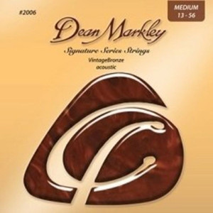 Dean Markley 2006 (13-56) - Vintage Bronze Medium Akustik Gitar Tel Seti - Image 1