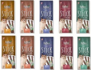 Reflex Stick Kedi Ödülü 3X5 Gr 10 Paket Kedi Ödül Çubuğu Maması - Image 1