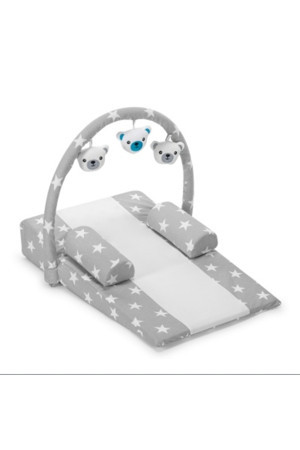 Moje Çok Amaçlı Reflü Yatağı Oyuncaklı Gri Mega Yıldız - Image 1