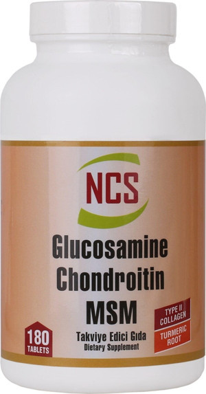 Ncs Glucosamine Chondroitin Msm Type Iı Collagen Turmeric 180 Tablet - Image 1