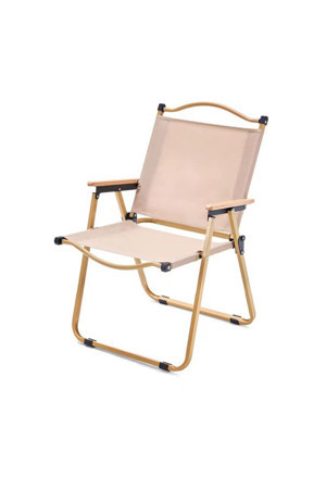 Ally Premium Ultra Hafif Katlanabilir Kamp Sandalyesi Bej - Image 1