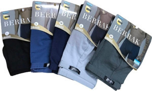 Berrak 4488 4'Lü Paket İnce Lastikli Model Erkek Karışık Renk Boxer Şort - Image 1