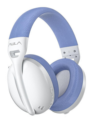 Aula S6 Mavi Type-C Kablolu/Kablosuz Kulak Üstü Oyuncu Kulaklığı - Image 1