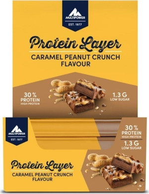 Multipower Protein Layer 50 Gr 18 Adet Karamel Yer Fıstığı - Image 1