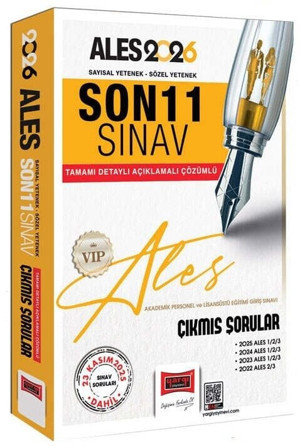 Yargı 2026 ALES VİP Çıkmış Sorular Son 11 Sınav Çözümlü Yargı Yayınları - Yargı Yayınları - Image 1