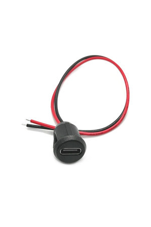 Devremarkt Type C Panel Montaj Dişi Soket 2 Pin 15Cm Kablolu Uzatma Usb 3.1 Konnektör Araba Kamera Oyuncak - Image 1