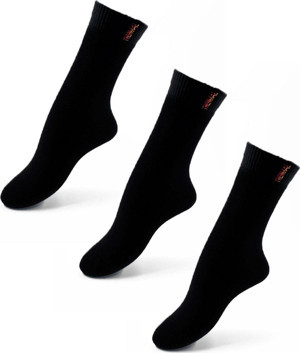 Dayco Premium Siyah Renk Erkek Dikişsiz Termal Çorap 3Lü - Image 1