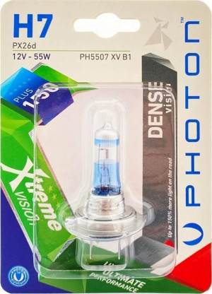 Photon H7 12W 55W XTREME VISION +%150 FAZLA IŞIK (TEKLİ BLİSTER) - Image 1