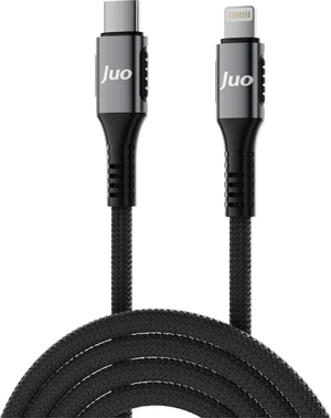 Juo JCBK272-B 27w Usb Type-c To Lightning Örgülü Hızlı Şarj 2-m - Image 1