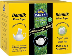 Karali Alternatif 30 gr 200'lü Demlik Poşet Çay - Image 1