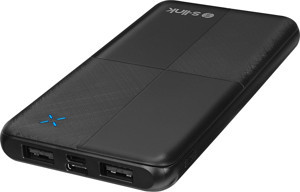 S-Link İp-G12N 10000Mah Micro+Usb+ Type-C Giriş+Çıkış Siyah Taşınabilir Pil Şarj Cihazı Powerbank - Image 1