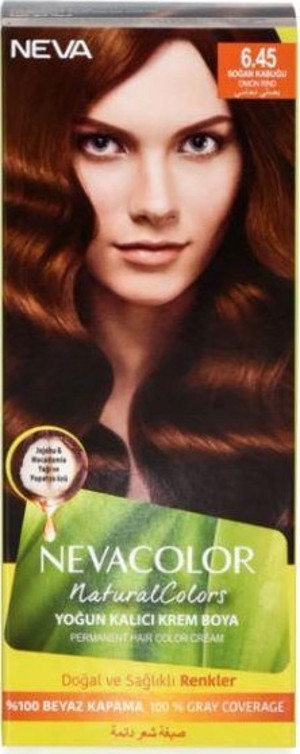 Neva Color Natural Saç Boyası Seti 6.45 Soğan Kabuğu - Image 1