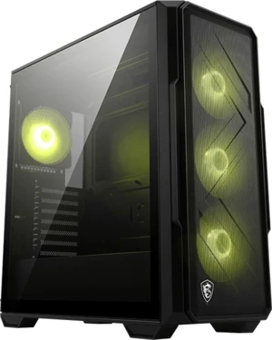 MSI MAG FORGE 340R AIRFLOW FAN Mid Tower 4x Fans ARGB Black