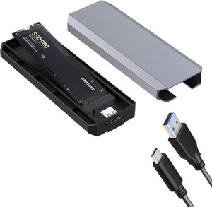 Cr34 10 Gbps Harddisk Kutusu NVMe M.2 SSD PCI-E OTG Çevirici Adaptör USB 3.1 Type-C Gen2 - Image 1