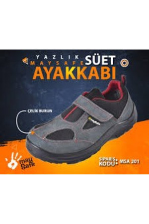 Maysafe May Safe Süet Yazlık Çelik Burun Iş Ayakkabısı - Image 1