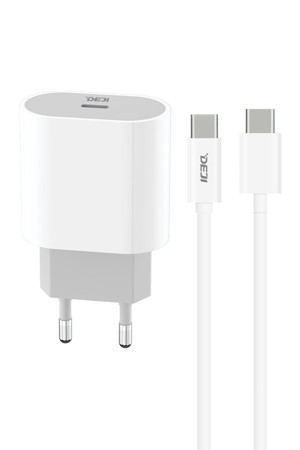 Deji Samsung Galaxy S10 / S10E /S10 Plus Hızlı Şarj Aleti Seti 20W Pd Type-C - Image 1