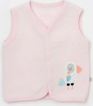 Bibaby Colors Polly Kapitone Yelek 61481 Pembe - Image 1