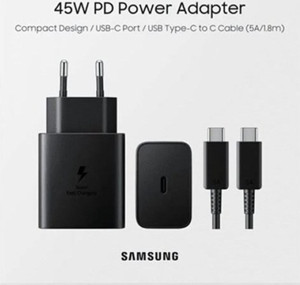 Samsung Galaxy S24 Ultra 45W Type-C Hızlı Şarj Cihazı Şarj Aleti ( Türkiye Garantili) - Image 1