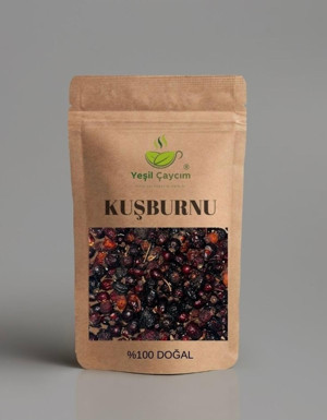 Yeşil Çaycım Birinci Sınıf Kuşburnu Çayı, Cilt Sağlığına Katkı %100 Doğal, El Yapımı, 100 Gr. - Image 1