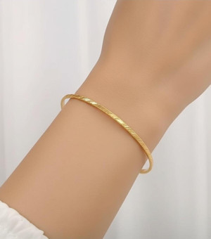 Kuyumcu Nurettin 18 gr (GRAM) Burma Desenli Ajda Bilezik 22 Ayar Altın Yatırımlık İşçiliksiz