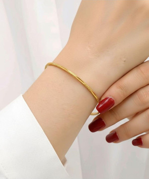 Kuyumcu Nurettin 8 gr (GRAM) Kalemli Dorika Desenli Ajda Bilezik 22 Ayar Altın Yatırımlık İşçiliksiz