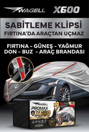 Budge Toyota Corolla Cross - X600 KLİPSLİ 4 MEVSİM  Araba brandası - oto çadır örtü - Image 1