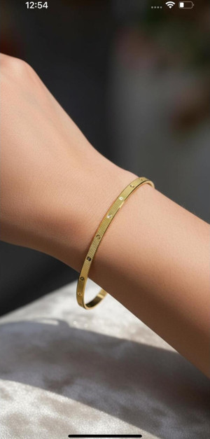 Kuyumcu Nurettin 12 gr (GRAM) Noktalı Çöp Bilezik Yatırımlık işçiliksiz 22 Ayar Altın