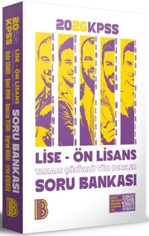Benim Hocam 2026 KPSS Lise Ön Lisans Tüm Dersler Tamamı Çözümlü Soru Bankası - Benim Hocam Yayınları - Image 1