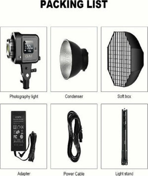 SD80D Bi-Color Video Işık Seti (GVM-SD80D-SET1) - Image 1