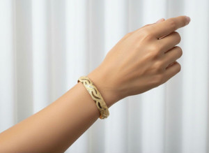 Kuyumcu Nurettin 10 gr (GRAM) Kalemli Su Yolu Bilezik 22 Ayar Altın Yatırımlık İşçiliksiz