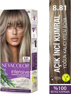Neva Color Intensive Set Saç Boyası 8.81 Açık İnci Kumral - Image 1