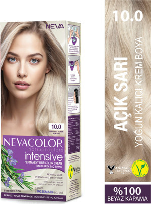 Neva Color Intensive Set Saç Boyası 10.01 Açık Sarı - Image 1